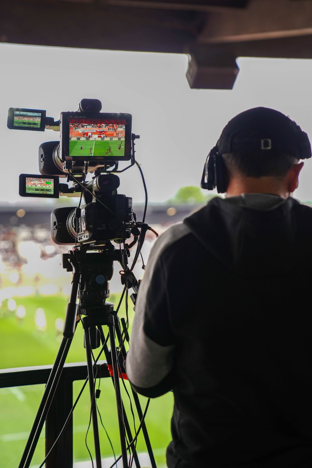 Cadreur en captation rugby